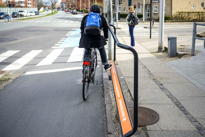 Cycling Footrest in Copenhagen